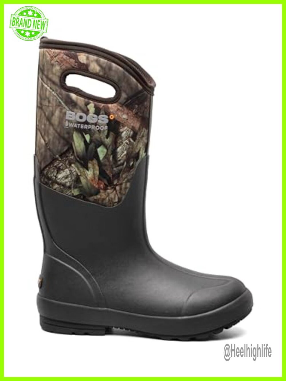 Waterproof Insulated Snow Boots Camo Camouflage Calf High